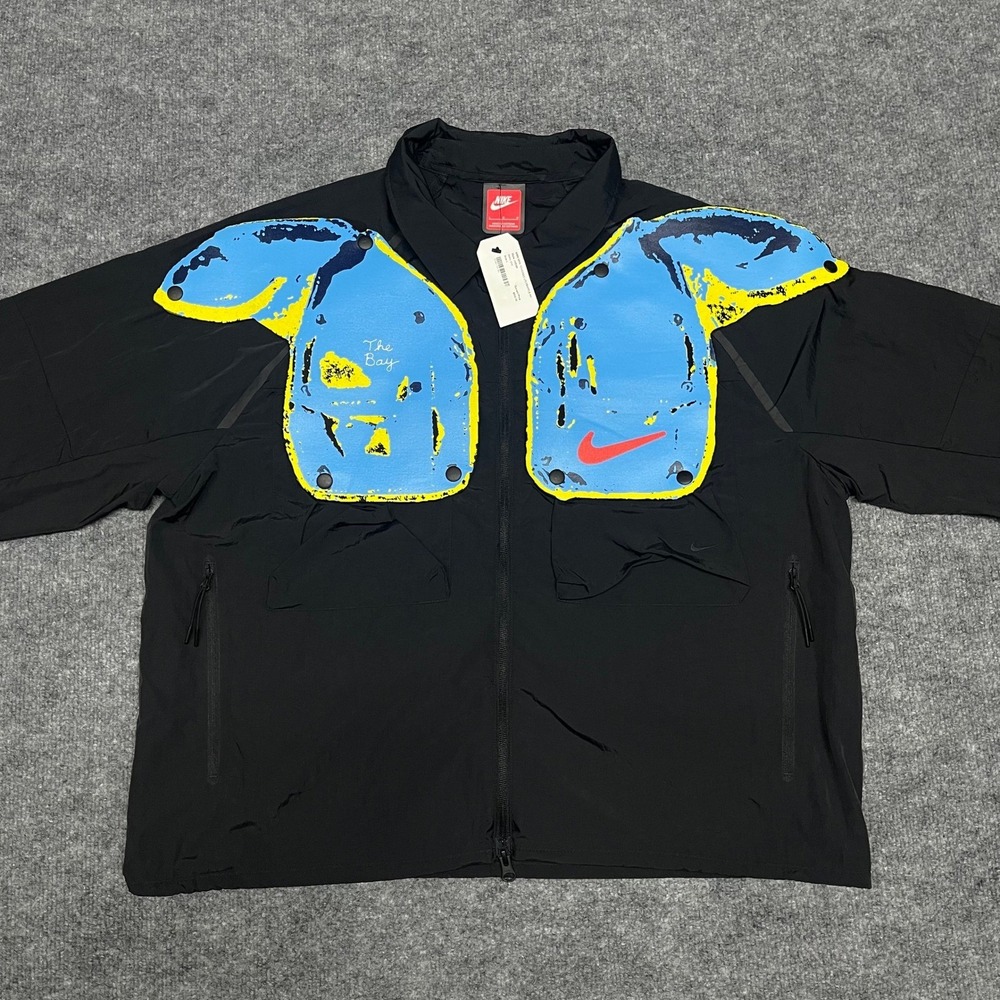 Nike x Keith Herron Jacket Mens Large Black NFL Super Bowl The Bay Utility RARE - Picture 2 of 16